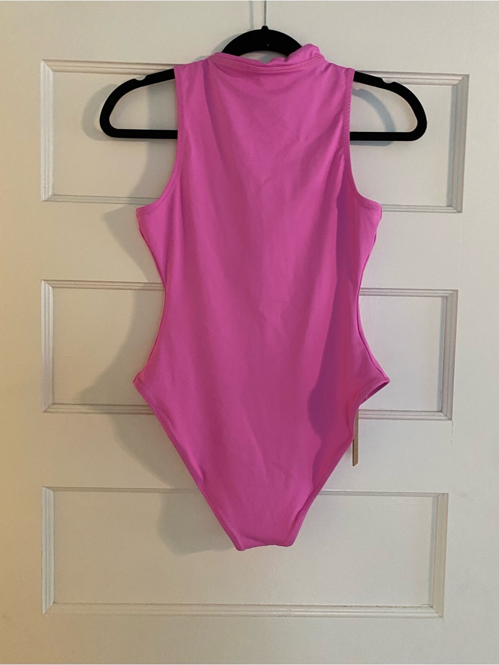 Skims One-Piece Zip Up Swimsuit-Neon Orchid - Picture 2 of 4